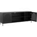 Aziza 72 inch Black Media Console & Cabinet